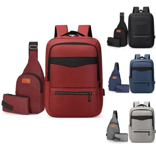 MOCHILA 3 PIEZA SPARA VARON