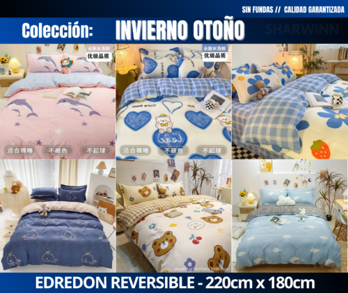 EDREDONES DE 190CM X 220CM