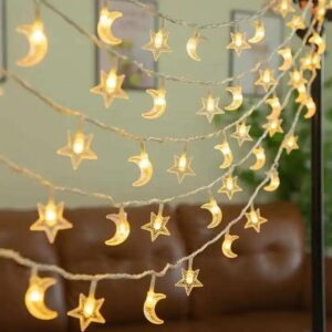 Luces tira led ambar forma de flor