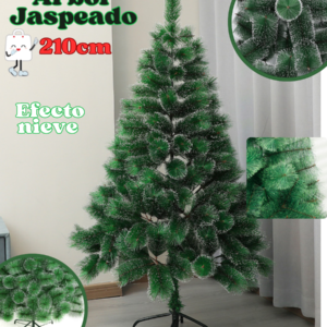 Árbol de navidad jaspeado 210cm