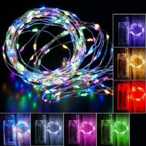 Tira de luces Hadas alambre de Cobre de 2metros