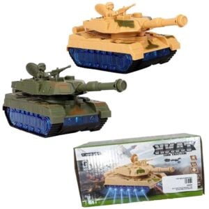 Tanque de guerra con luces juguete para niños