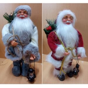 Papa Noel Santa decorativo 30cm Rojo