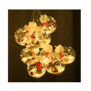 Cascada Led cortina de luces navideñas guirnalda tipo esfera