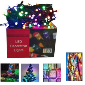 Tira de luces navideñas 70 focos y de 8Mts