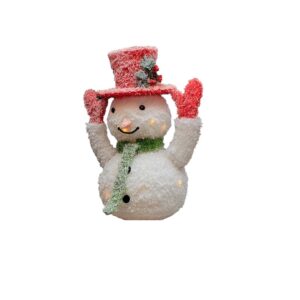 Muñeco de Nieve con luces Led