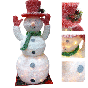 Muñeco de Nieve con luces Led 120