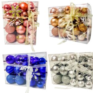 Set de adornos de bolas navideñas set de 30 pcs
