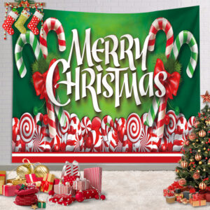 Telón navideño para pared 200cm x 180cm