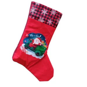 Grandes Botas navideñas para colgar en la chimenea o entrada