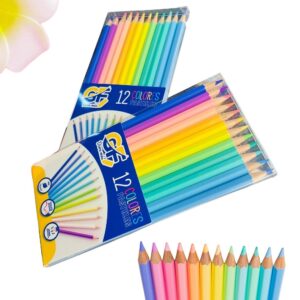 Pinturas Pasteles juego de 12 colores - PASTELES