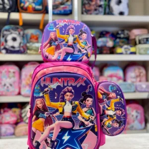 MOCHILA GUERRERAS K-POP CON RUEDAS