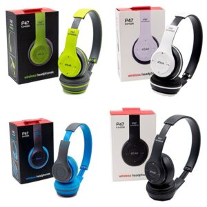 AUDÍFONOS VINCHA TRUE WIRELESS P47-B BLUETOOTH 5.0 P47