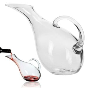 decantador de vino inclinado elegante 1 Litro