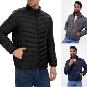 Casaca casual acolchada para hombre