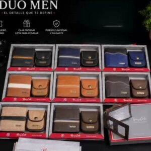 Duo Men: Billetera + Monedero