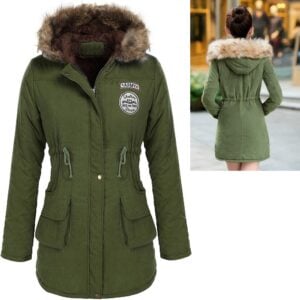 CASACAS PARKA ARMY MUJER