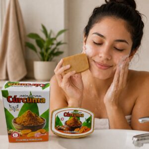 Jabon de Cúrcuma glicerina y Vitamina