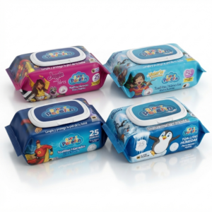 Paños húmedos de 25 Hojas