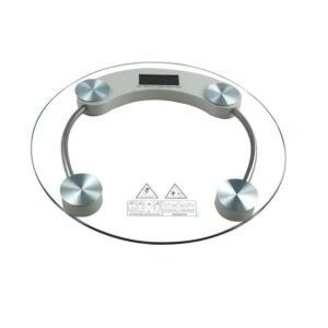 Balanza circular de vidrio bascula personal 180kg