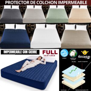 Protector FULL Impermeable para colchón - 2plazas