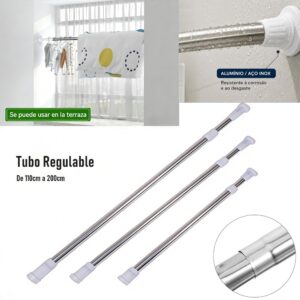 Tubo expandible hasta 2MTS para ducha varilla multifuncional