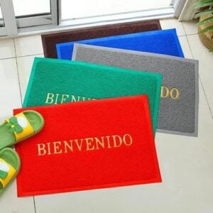 Pisos de BIENVENIDA Antideslizantes para Entrada