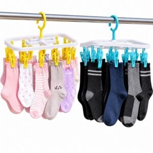 Colgador con 16 Ganchos para Colgar Medias y Ropa Interior