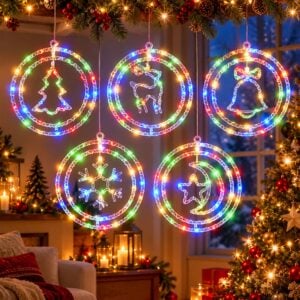 Luces Colgantes Aros Led de 30cm - Multicolor