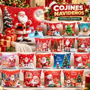 Fundas para Cojín Diseños Navideños 40CM X 40CM