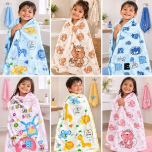 Toalla para niños y bebes de  Microfibra - Goldsun- 60cm x 120 cm