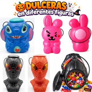 Dulceras Para Halloween SPIDERMAN Y STITCH